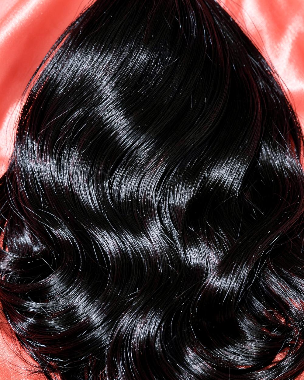 Glossy blow-dry